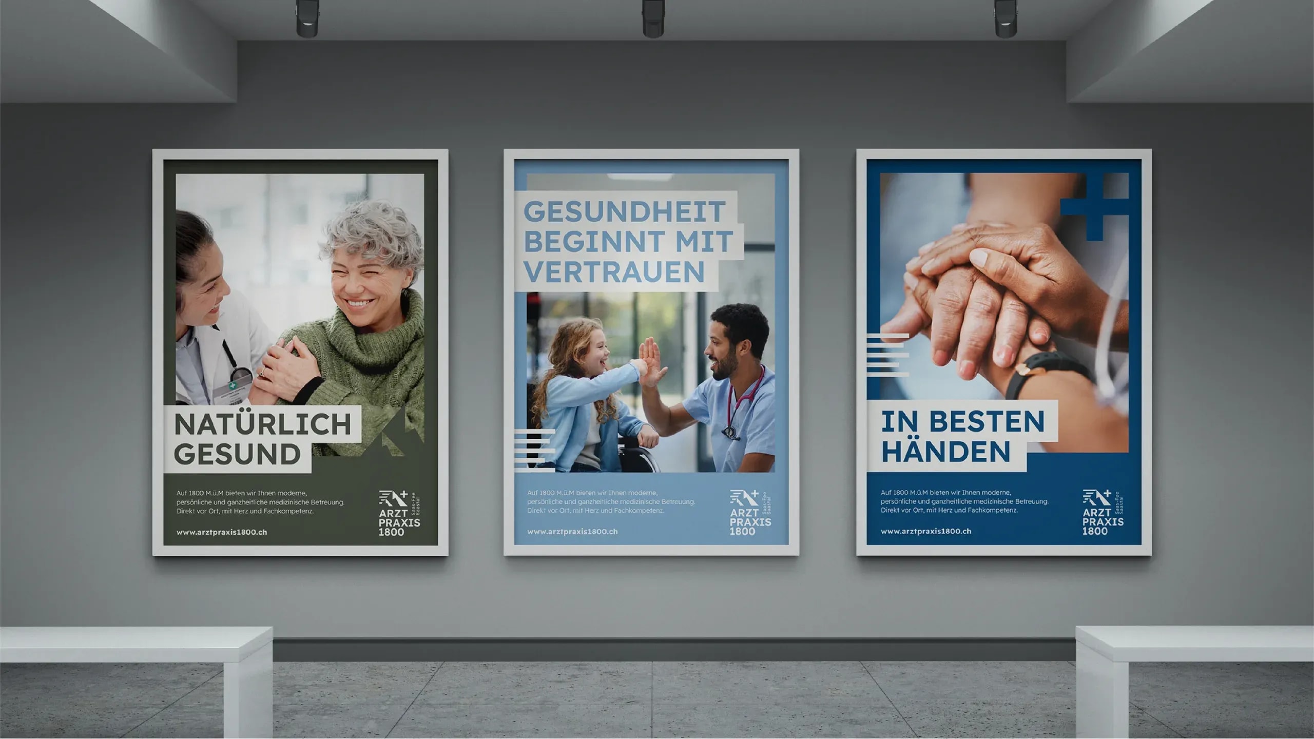 Bild aus dem Projekt «Arztpraxis 1800 Saas-Fee – Branding & Website» für Arztpraxis Saas 1800