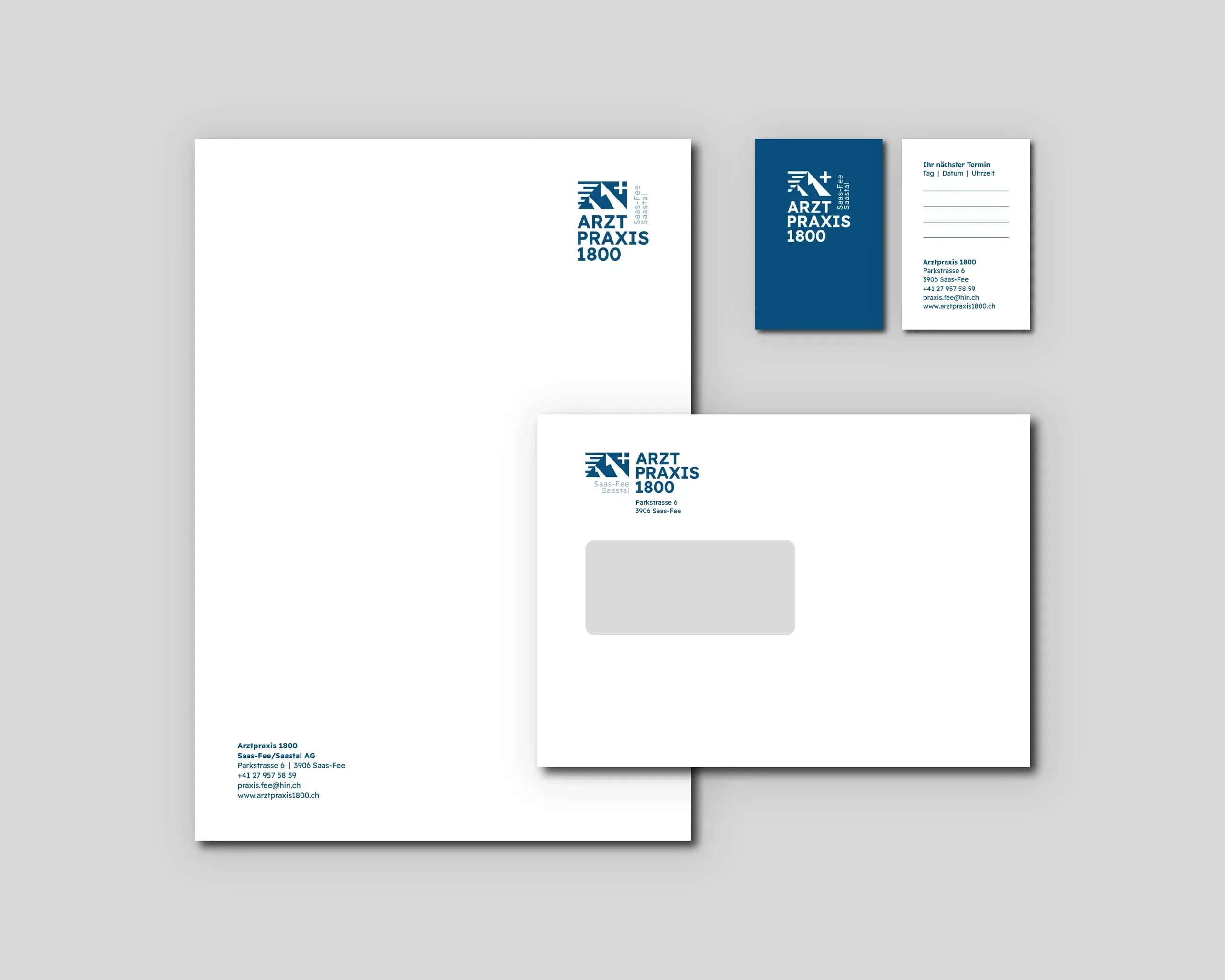 Bild aus dem Projekt «Arztpraxis 1800 Saas-Fee – Branding & Website» für Arztpraxis Saas 1800