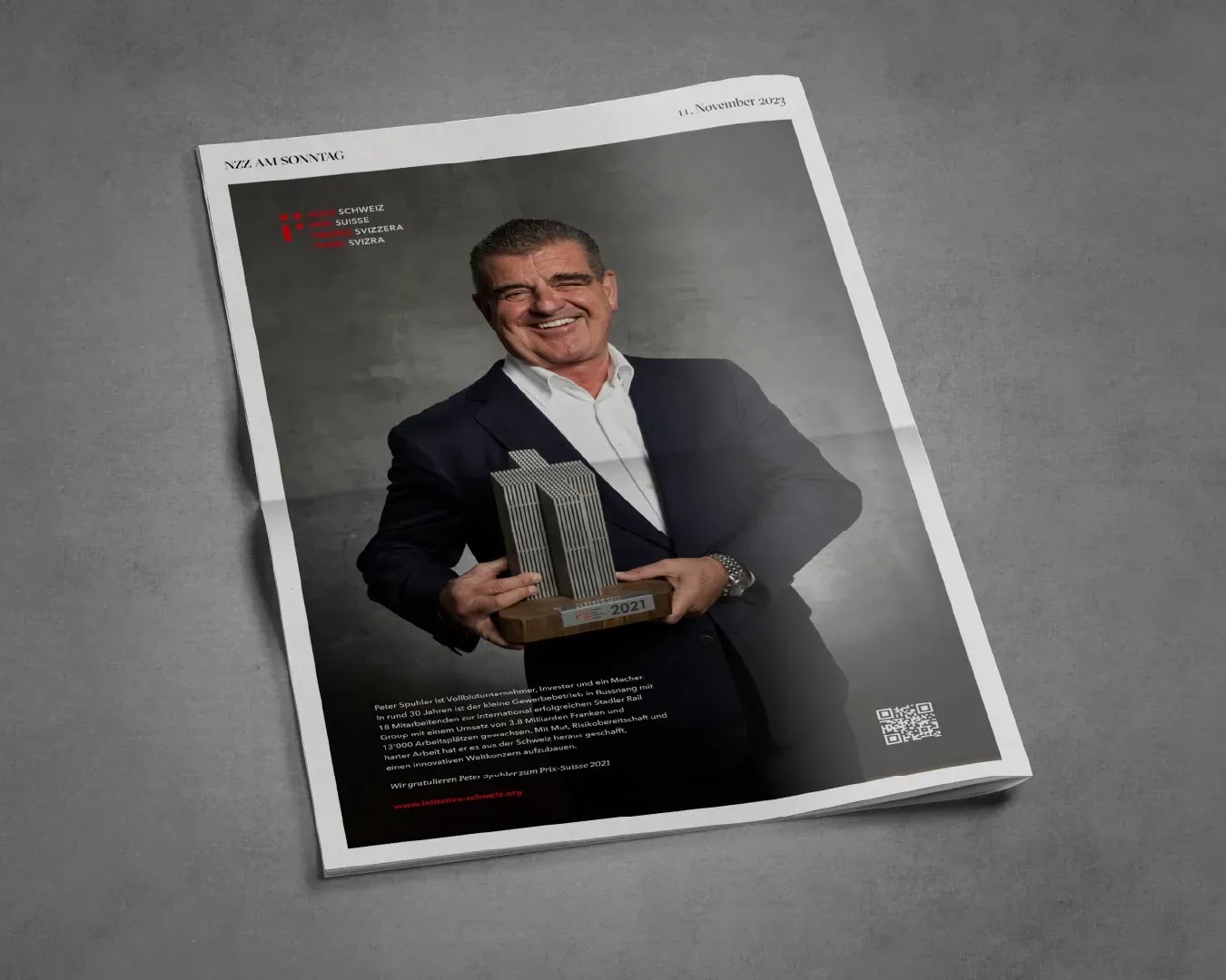 Bild aus dem Projekt «F.G. Pfister Holding AG – Branding, Subbrands & Website» für F.G. Pfister Holding AG