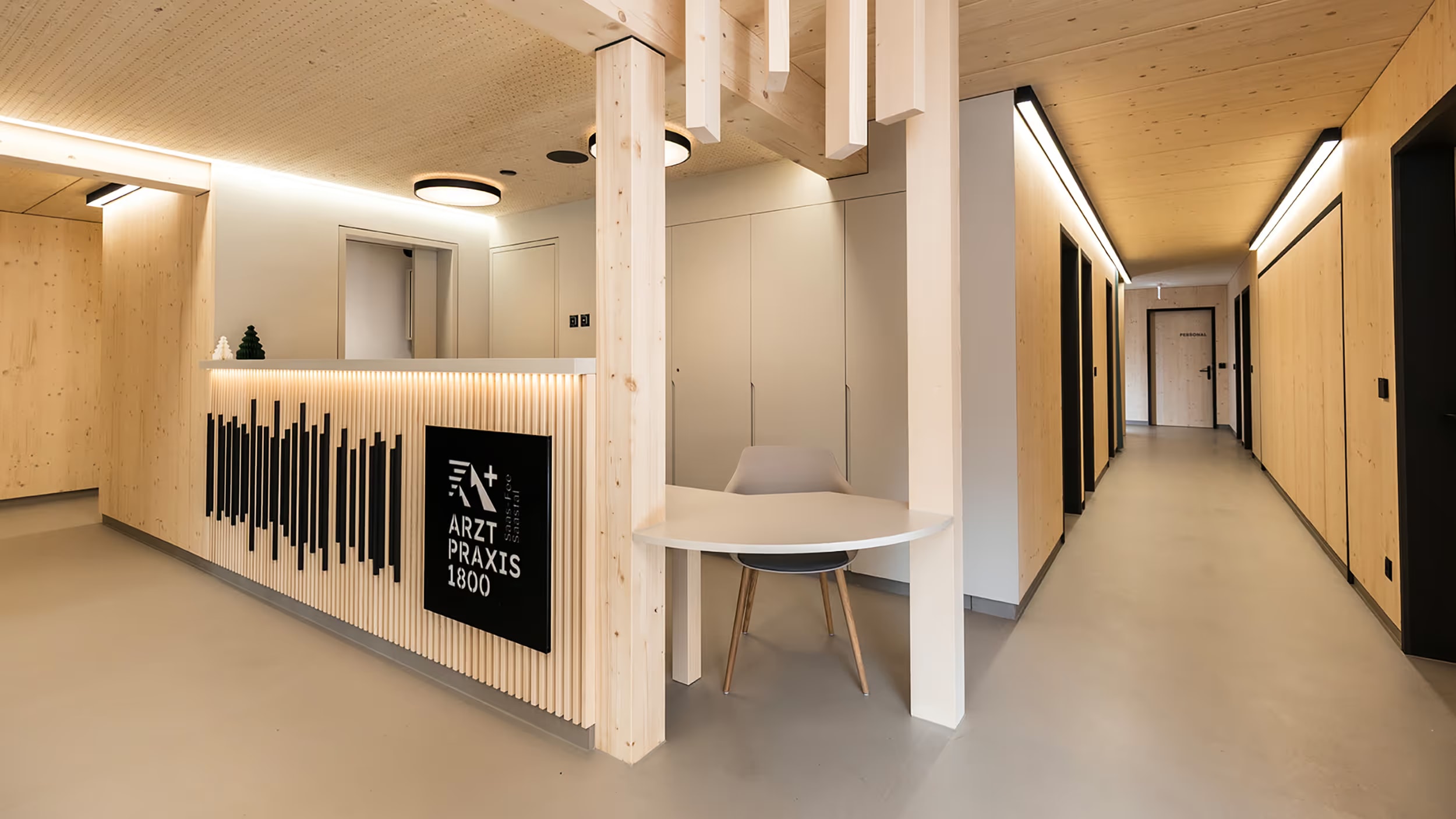 Arztpraxis 1800 Saas-Fee – Branding & Website Block 1