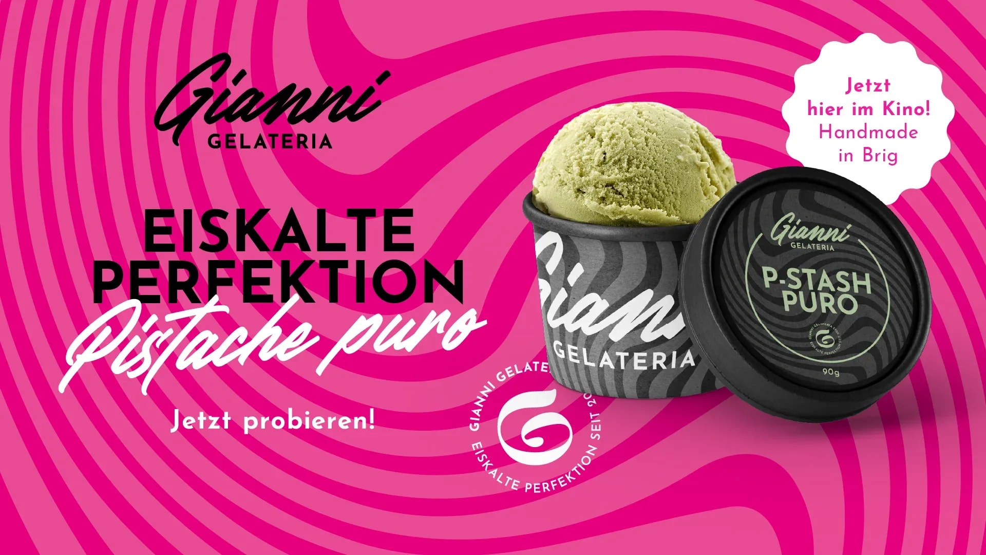 Bild aus dem Projekt «Gianni Gelateria – Rebranding, Packaging, Website & Markenwelt» für Gianni Gelateria