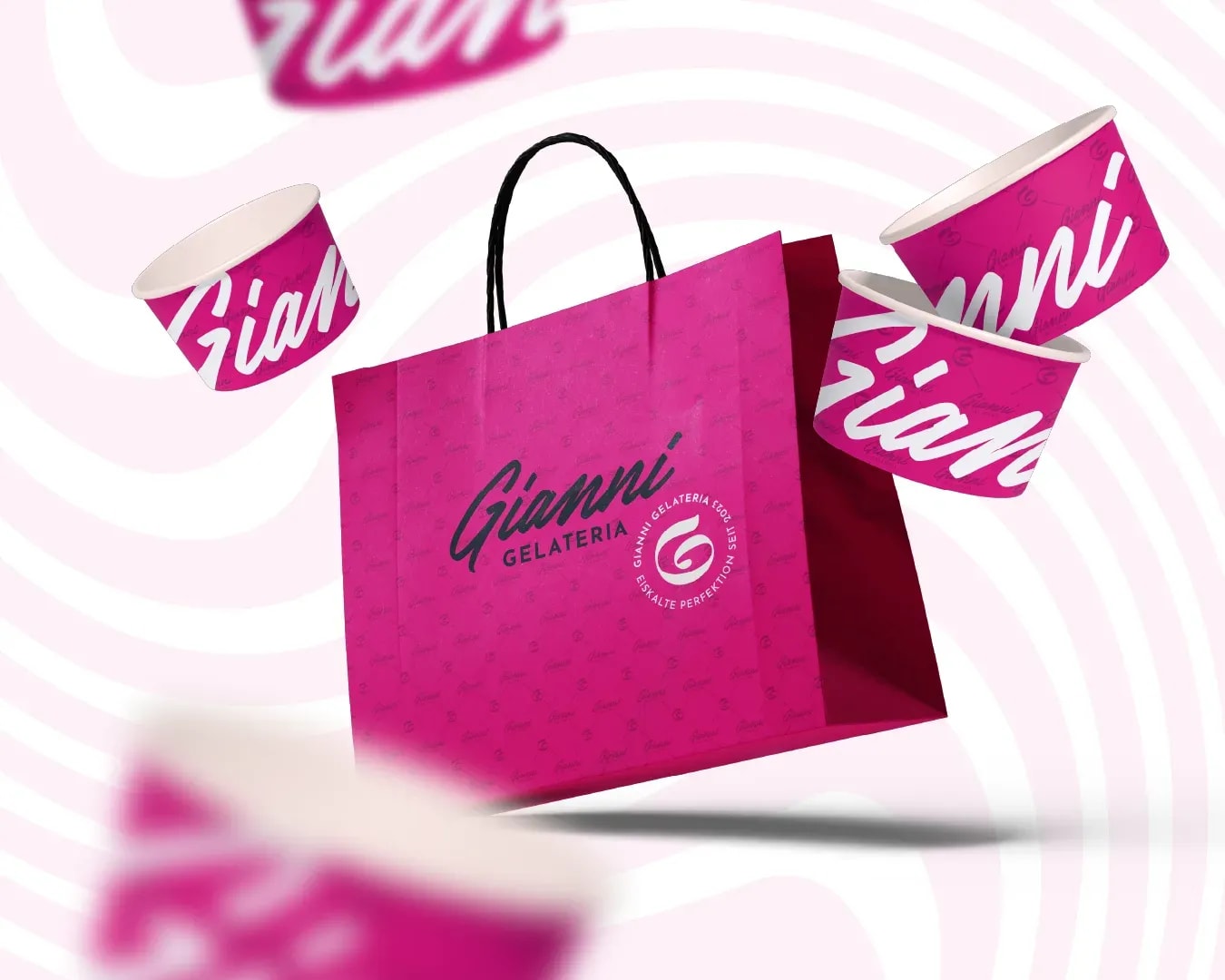 Bild aus dem Projekt «Gianni Gelateria – Rebranding, Packaging, Website & Markenwelt» für Gianni Gelateria