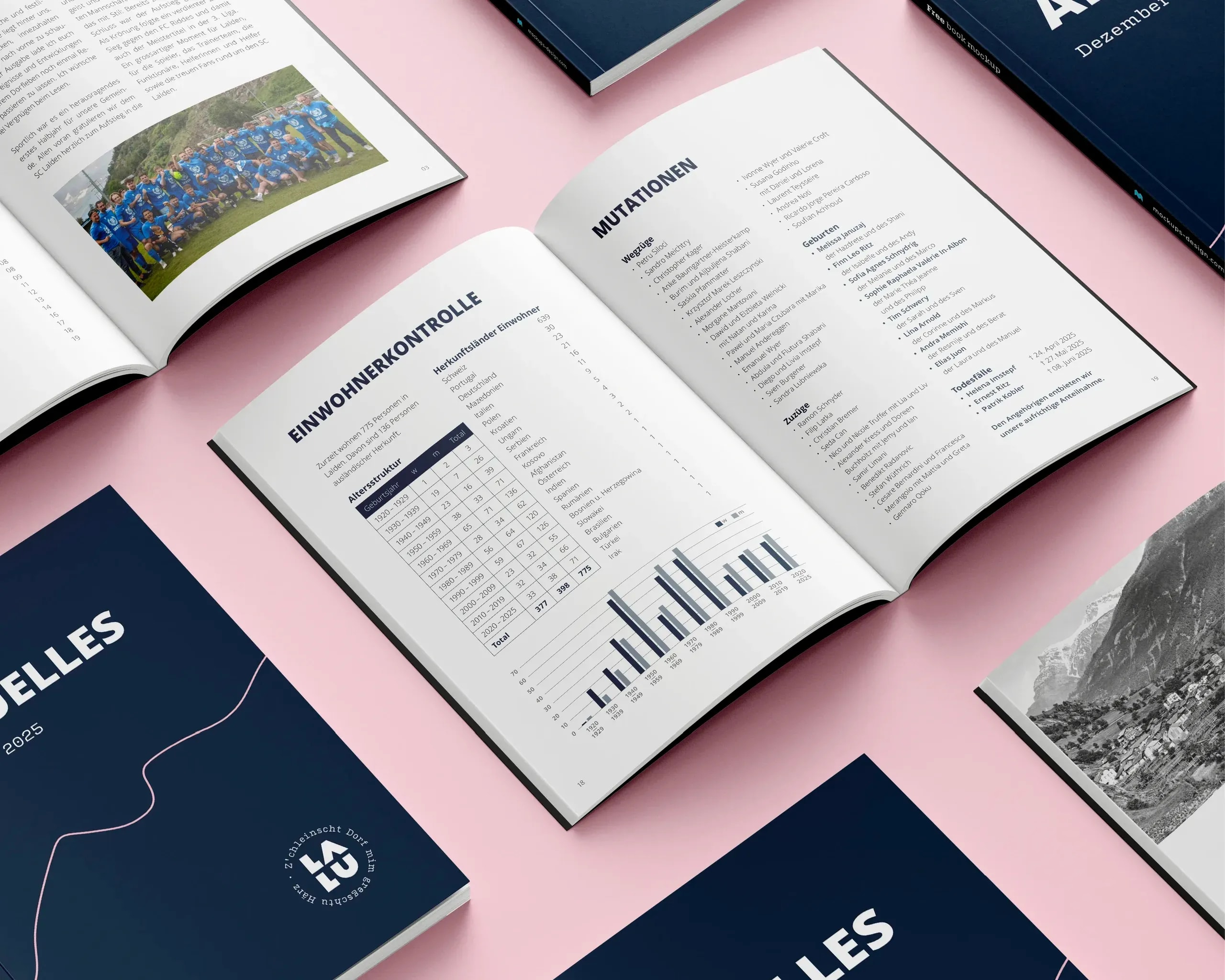 Bild aus dem Projekt «Gemeinde Lalden – Branding, UX/UI & Merchandising» für Gemeinde Lalden