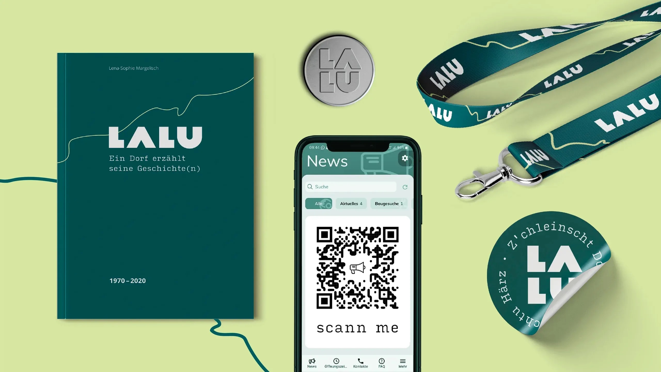 Bild aus dem Projekt «Gemeinde Lalden – Branding, UX/UI & Merchandising» für Gemeinde Lalden