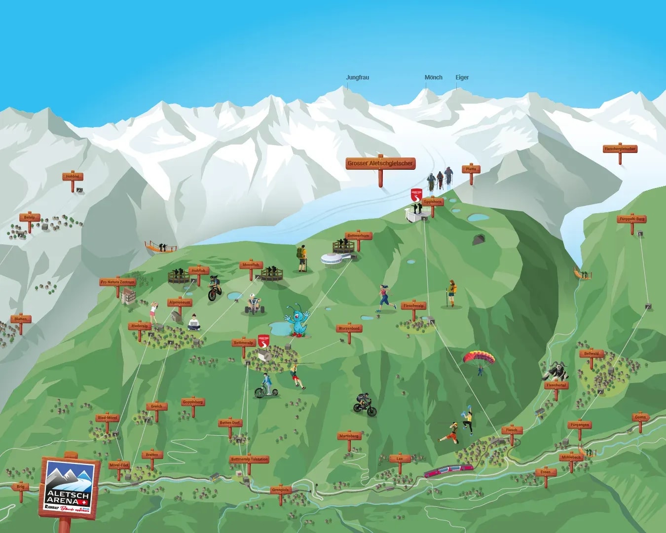 Bild aus dem Projekt «Aletsch Arena – Markenauftritt, Website & Contentwelt» für Aletsch Arena