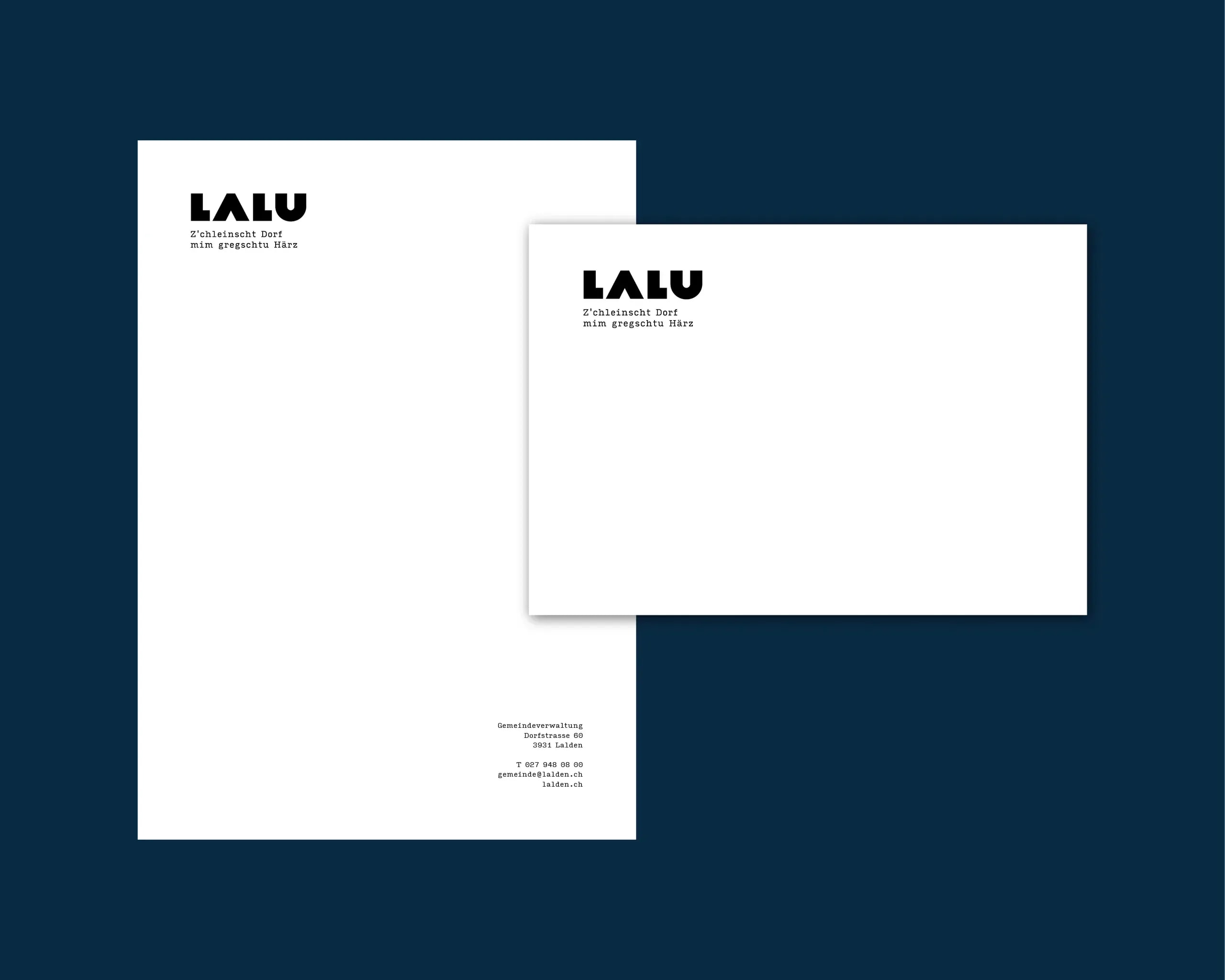 Bild aus dem Projekt «Gemeinde Lalden – Branding, UX/UI & Merchandising» für Gemeinde Lalden