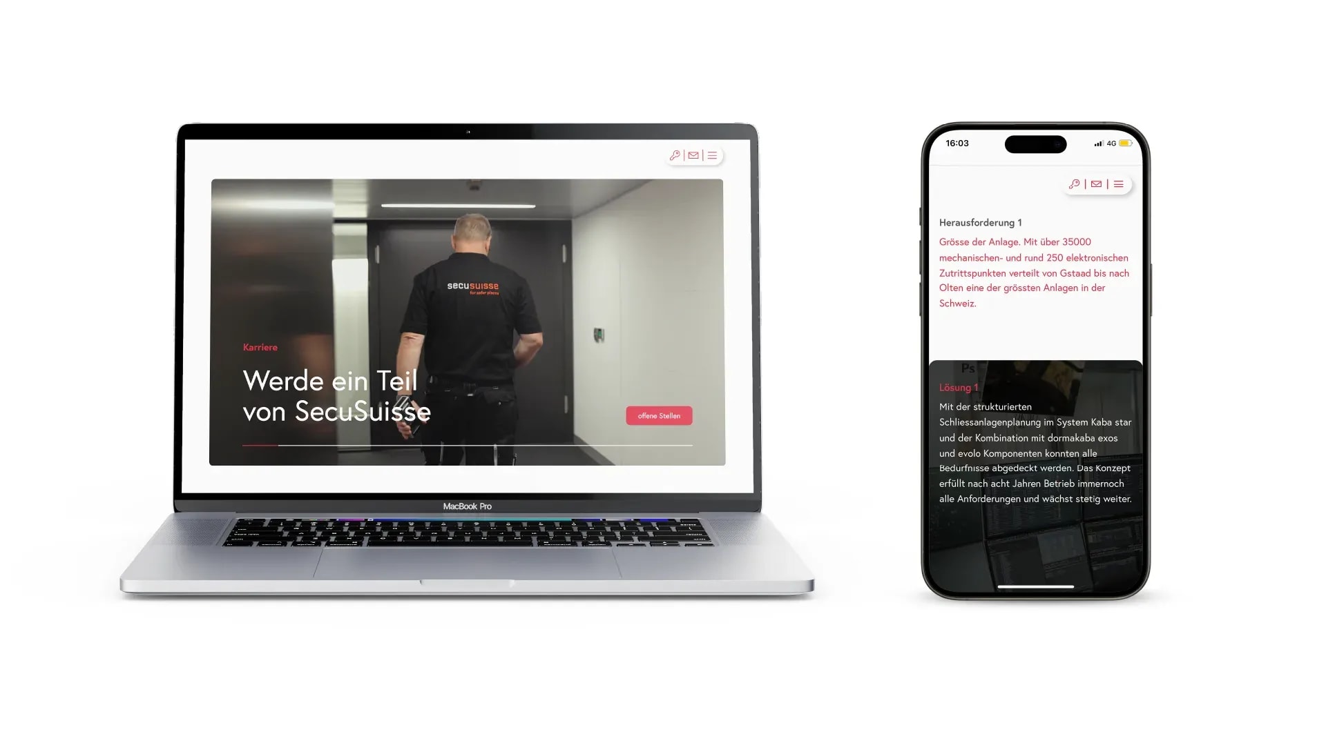 Bild aus dem Projekt «SecuSuisse AG – Rebranding, Website & ganzheitliche Kommunikation» für Secu Suisse