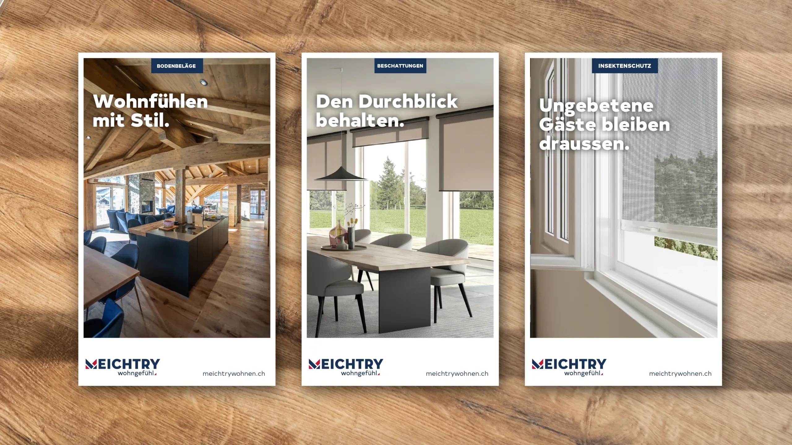 Bild aus dem Projekt «Meichtry wohngefühl AG – Rebranding, Referenzen, Website & Event» für Meichtry Wohngefühl