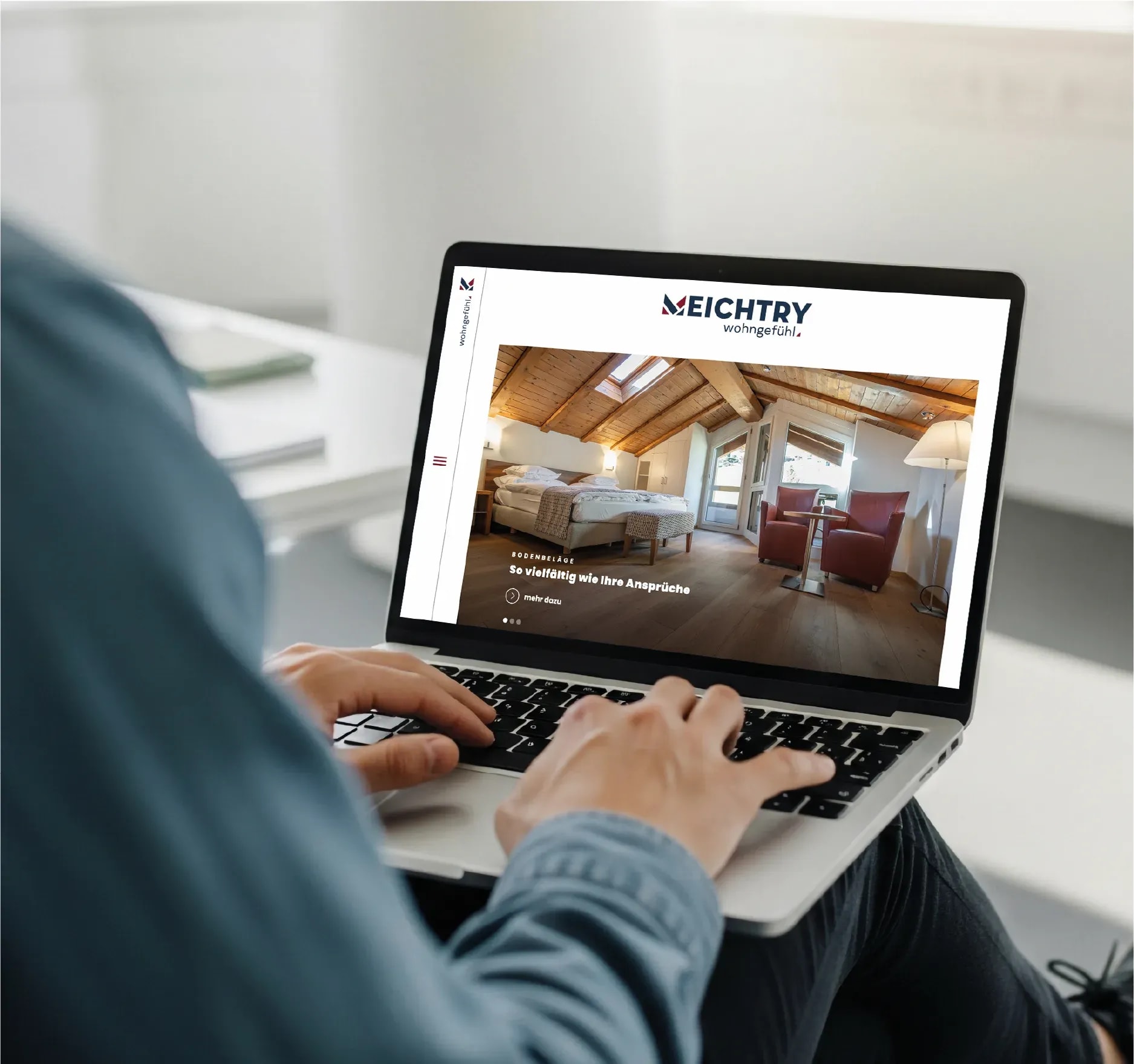 Bild aus dem Projekt «Meichtry wohngefühl AG – Rebranding, Referenzen, Website & Event» für Meichtry Wohngefühl