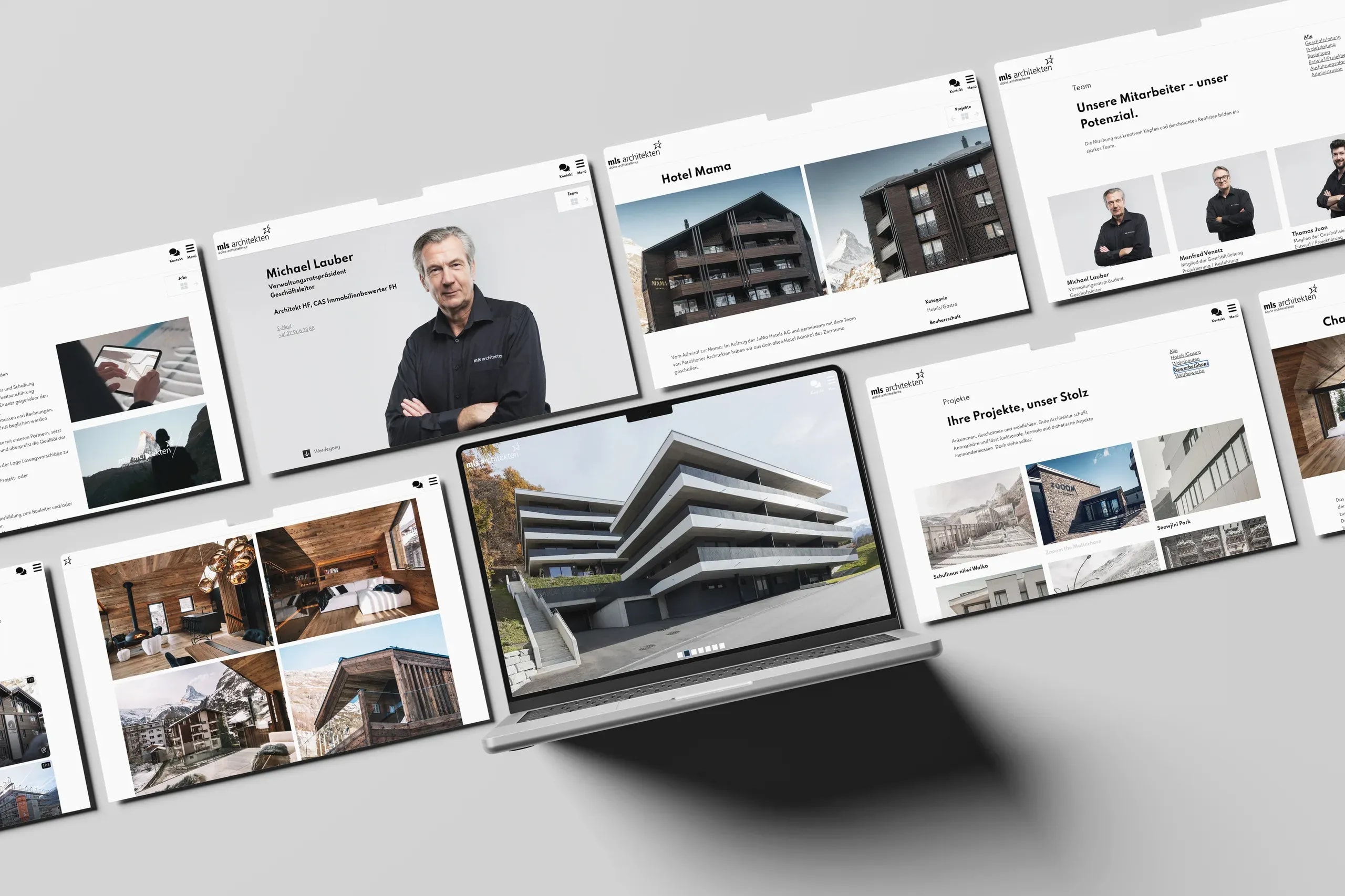 Bild aus dem Projekt «mls architekten – Branding, Website & Employer Branding» für MLS Architekten