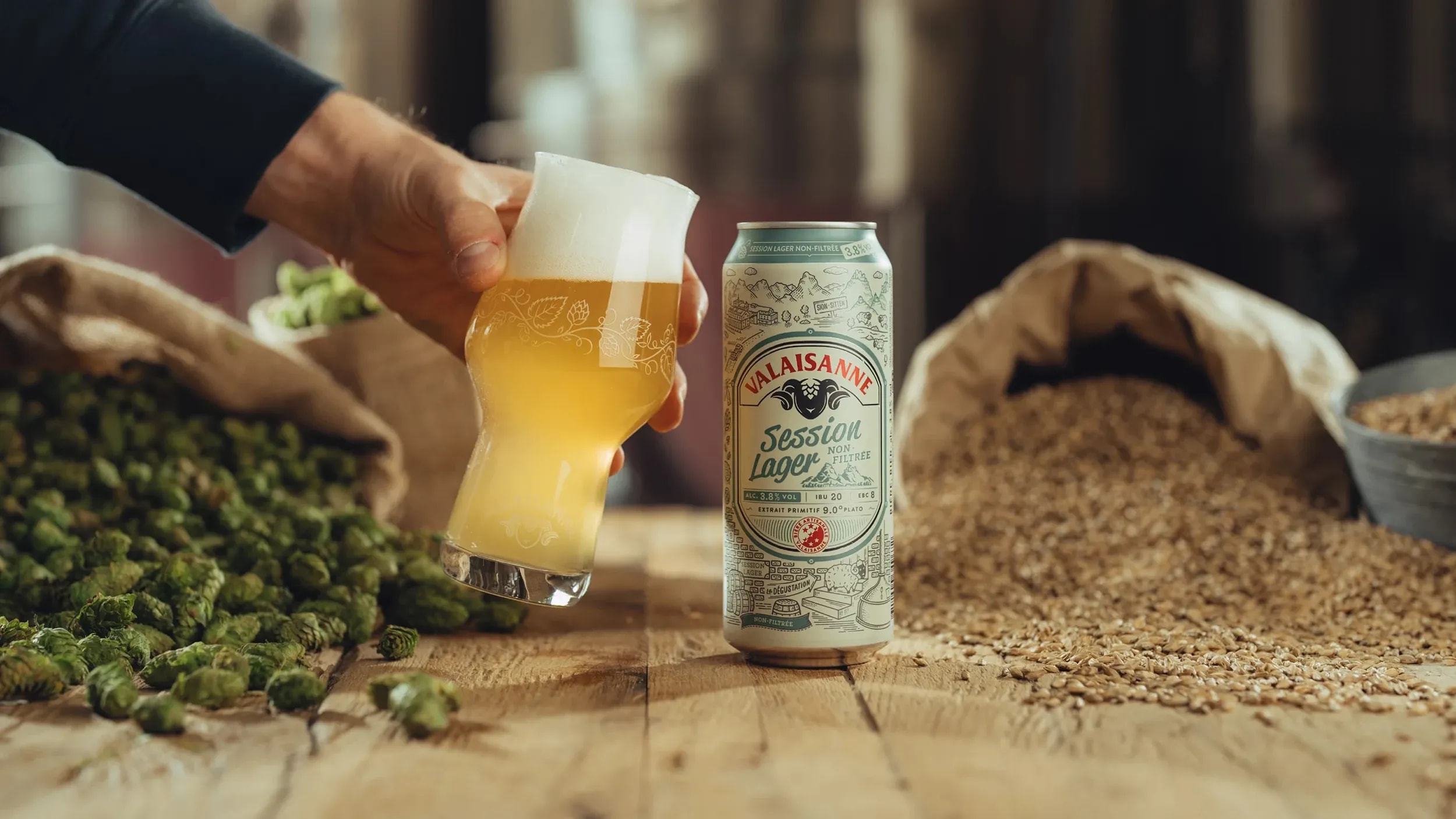 Vorschaubild zum Projekt «Brasserie VALAISANNE – Kampagnen, Content & Storytelling» für Valaisanne von Schnyder Werbung